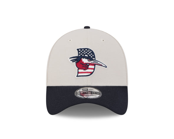 Delmarva Shorebirds New Era 2024 4th of July 39THIRTY Cap