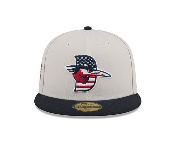 Delmarva Shorebirds New Era 2024 4th of July 59FIFTY Cap