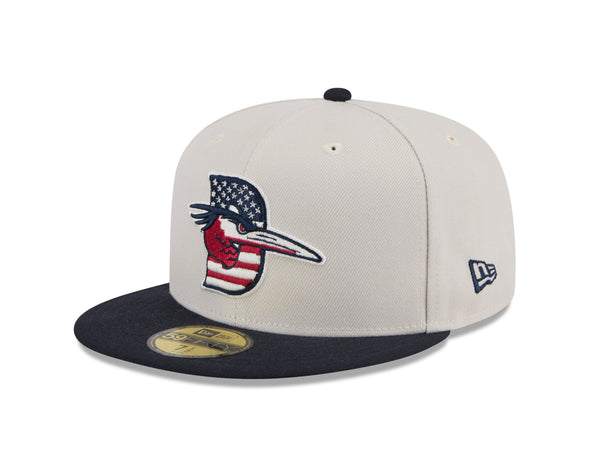 Delmarva Shorebirds New Era 2024 4th of July 59FIFTY Cap