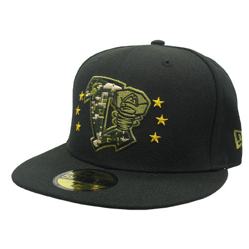 Lansing Lugnuts 2024 New Era Armed Forces 5950 Fitted Cap