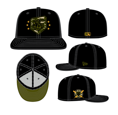 Gwinnett Stripers New Era 2024 Armed Forces On-Field 59FIFTY Fitted Cap