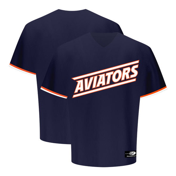 Toddlers' Las Vegas Aviators OT Sports Alternate Aviators Navy Replica Jersey