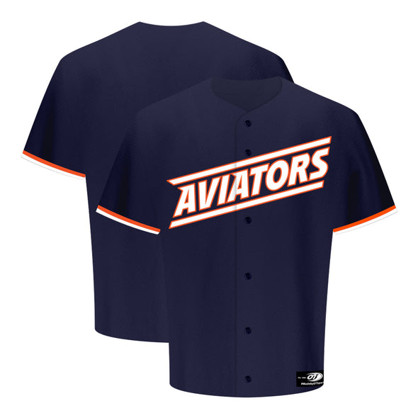 Kids' OT Sports Alternate Aviators Navy Replica Jersey