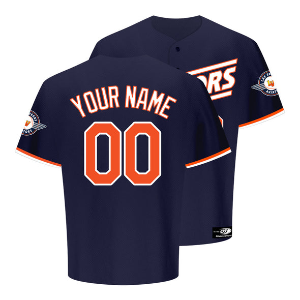 Kids' OT Sports Alternate Aviators Navy Replica Jersey
