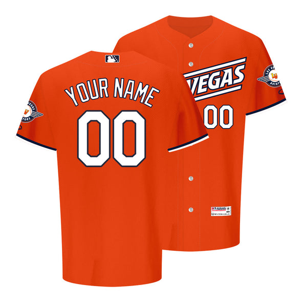 Evoshield Road Las Vegas Orange Authentic Jersey