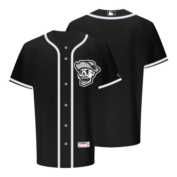 Reyes de Plata Wilson Alternate Skull Black Authentic Jersey
