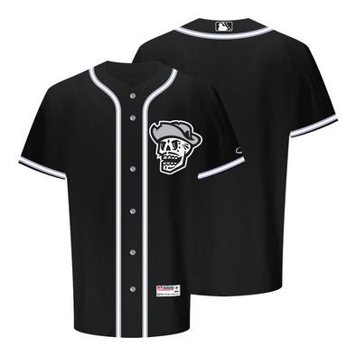 Reyes de Plata Wilson Alternate Skull Black Authentic Jersey