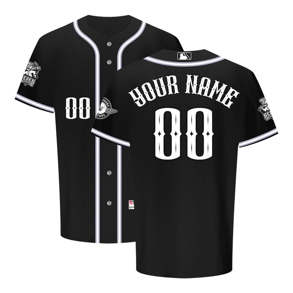 Reyes de Plata Wilson Alternate Skull Black Authentic Jersey