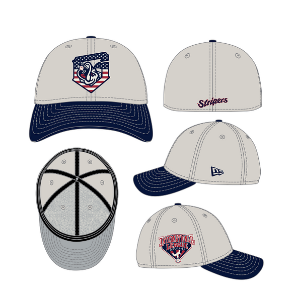 Gwinnett Stripers New Era 2024 4th of July Navy FLEX 3930