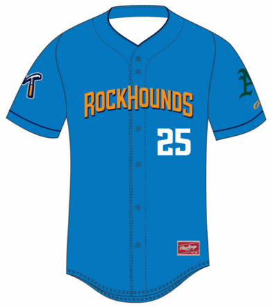 Midland RockHounds Rawlings Authentic Alternate Jersey