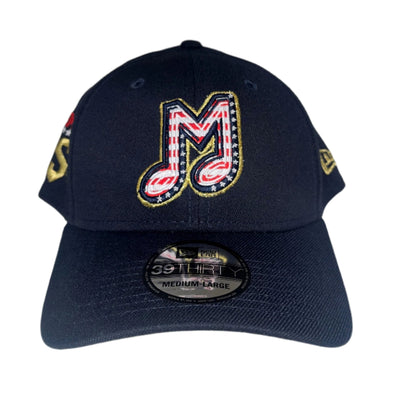Memphis Redbirds New Era 39Thirty Flex Fit 2023 4th of July Cap
