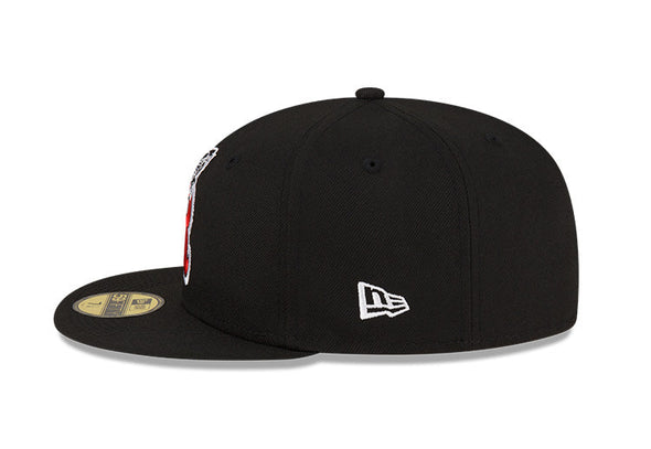 New Era 59Fifty Alt. 2 Black and Red Train Retro Hat