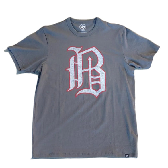 '47 Brand Charcoal Premier Franklin Old English B Tee