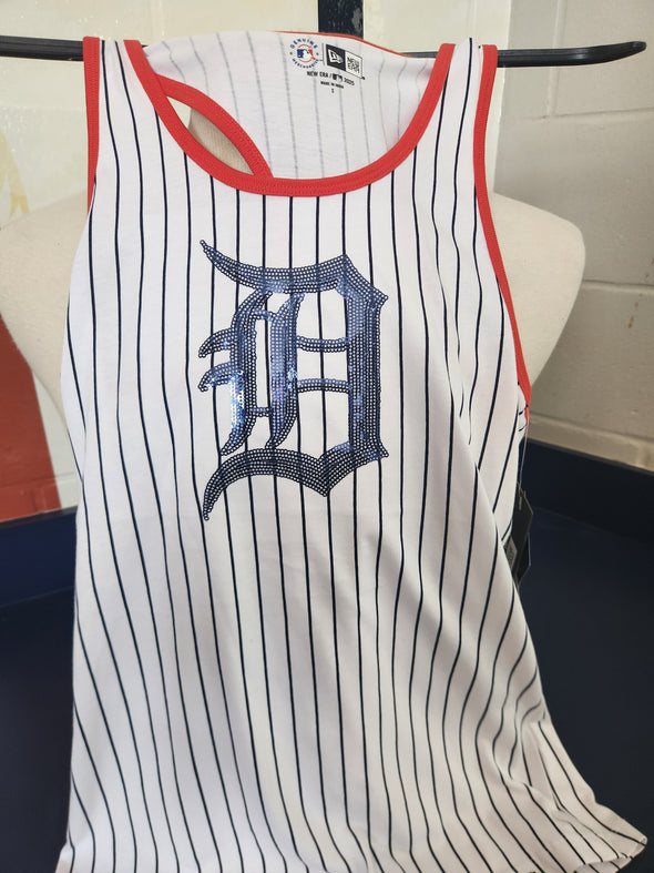 New Era Detroit Womens Pinstripe Tank