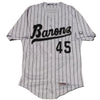 #45 Barons Authentic Cut Pinstripe Jersey