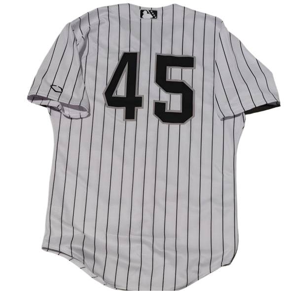 #45 Barons Authentic Cut Pinstripe Jersey