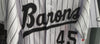 #45 Barons Authentic Cut Pinstripe Jersey