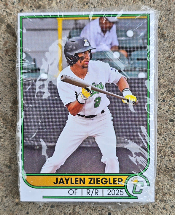 2025 Clinton LumberKings Baseball Card Team Set