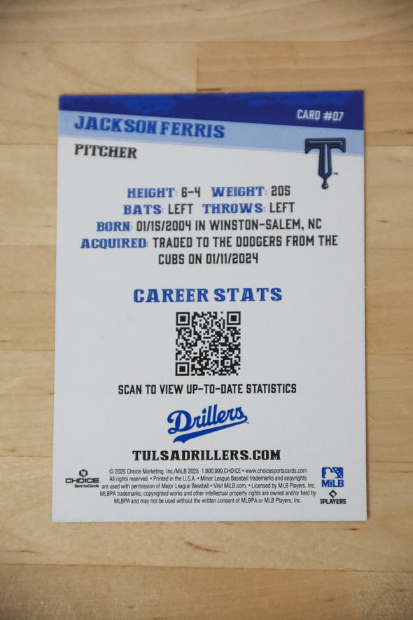 Drillers 2025 Team Card Set
