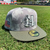 Hickory Crawdads 2025 New Era Armed Forces 59Fifty Fitted Cap