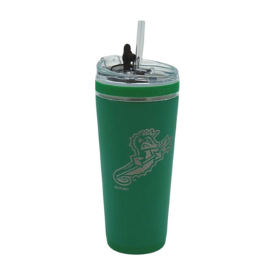 Norfolk Tides Green Flex Ice Shaker Tumbler with Straw