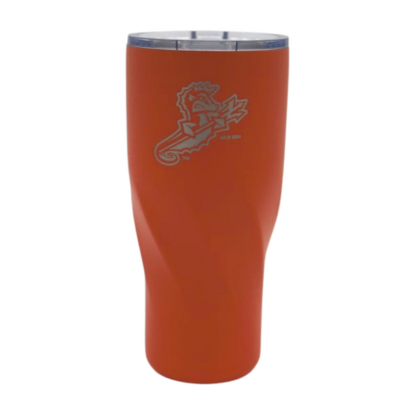 Norfolk Tides Orange Stainless Steel Tumbler