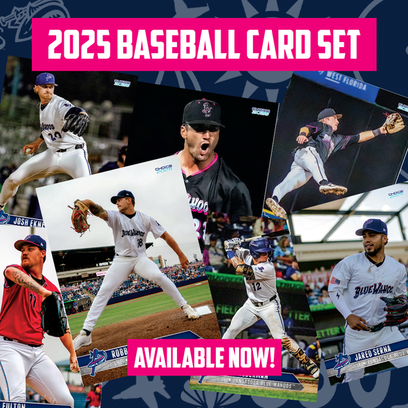 Pensacola Blue Wahoos 2025 Team Card Set