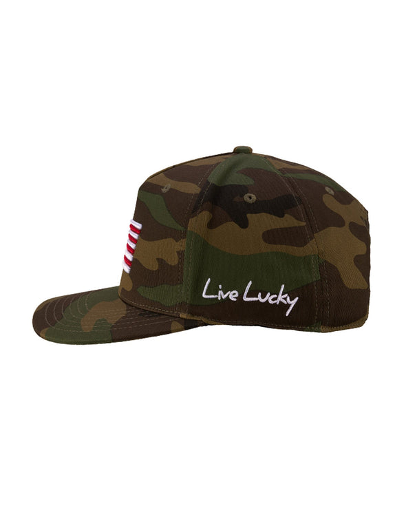 Black Clover Camo Bats Cap