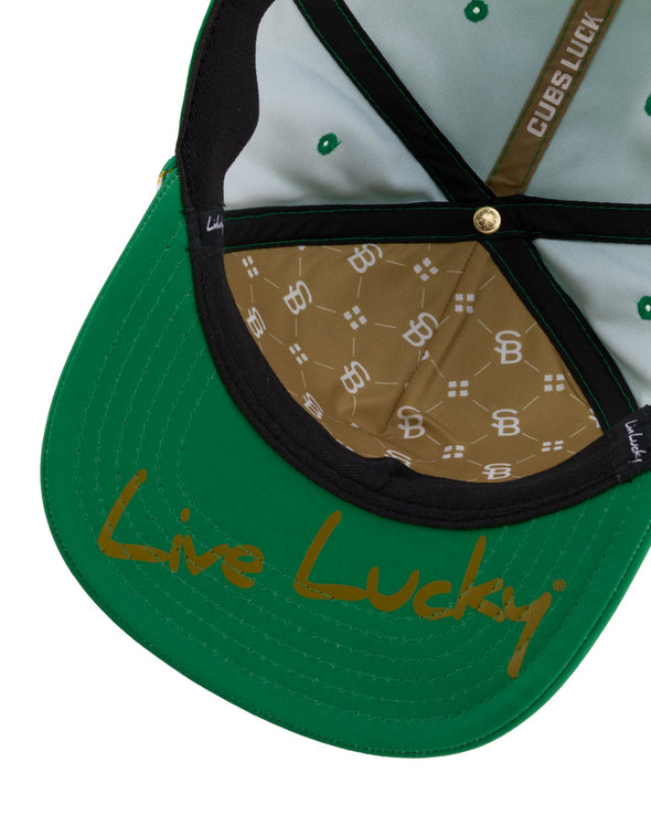 South Bend Cubs Black Clover Green Live Lucky Cap