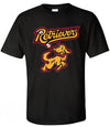 *NEW* Adult HV Retrievers Combo Logo T-Shirt | Black/Red