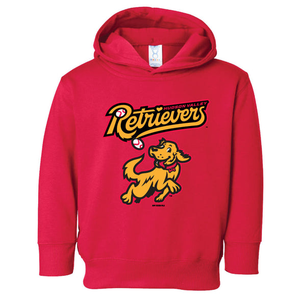 *New* Toddler HV Retrievers Combo Logo Hoodie | Black/Red