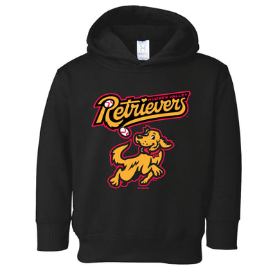 *New* Toddler HV Retrievers Combo Logo Hoodie | Black/Red
