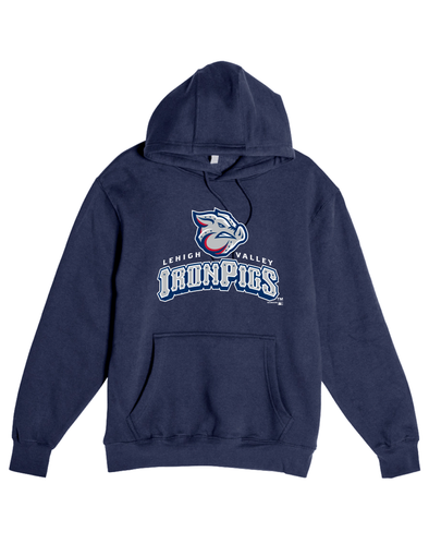 Lehigh Valley IronPigs Adult Primary Navy Hoodie