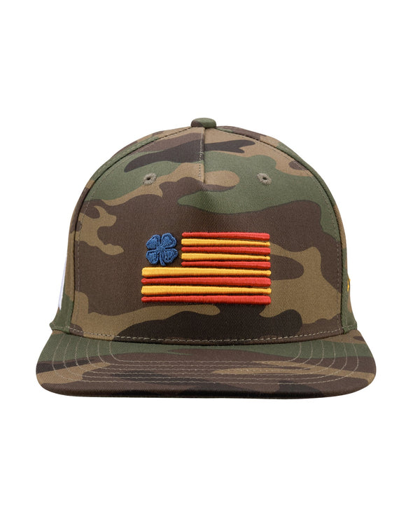 Amarillo Sod Poodles Black Clover Camo Bats Cap