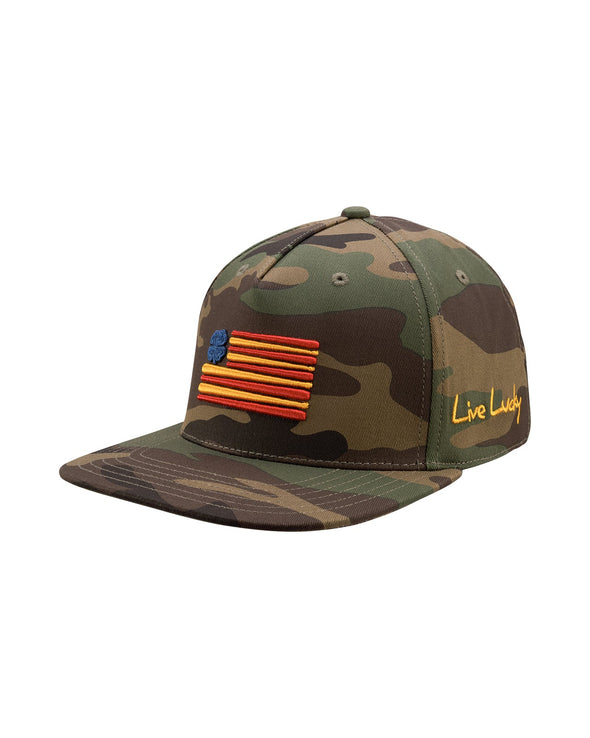 Amarillo Sod Poodles X Black Clover Camo Bats Cap