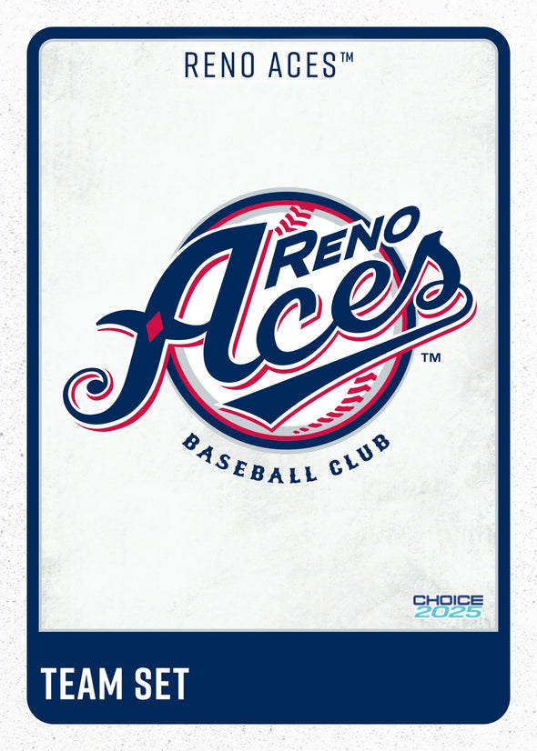 Reno Aces 2025 Player Team Card Set