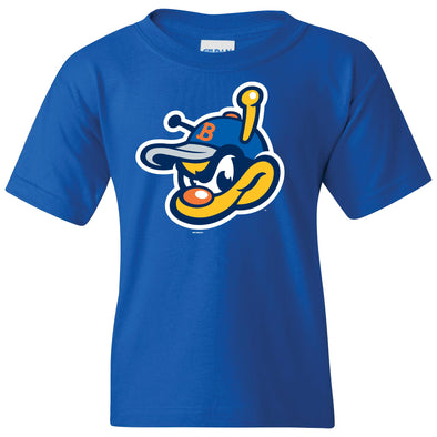 B-Mets Youth Royal Logo Tee