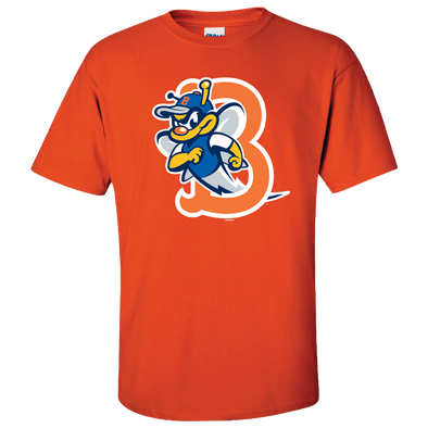 B-Mets Orange Logo Tee