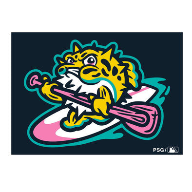 Jersey Shore BlueClaws TNC Locals Primary Logo Fridge Magnet