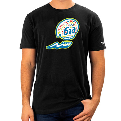 Calaveras de West Michigan New Era Black Tee - Copa