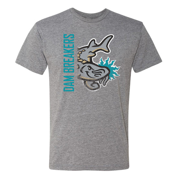 Grand Rapids Dam Breakers Split Screen Triblend T-Shirt