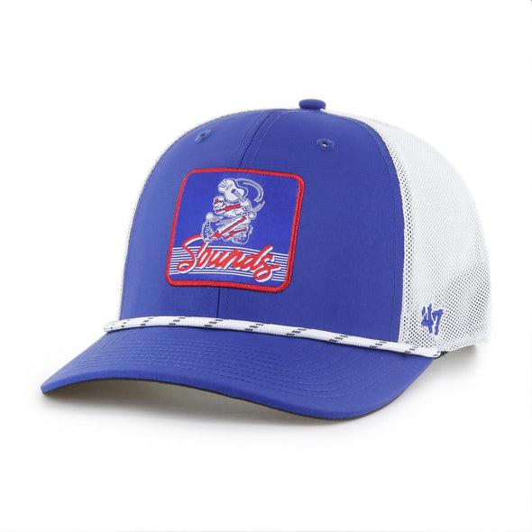 Nashville Sounds '47 Brand brrr Royal Scratch Trucker Hat