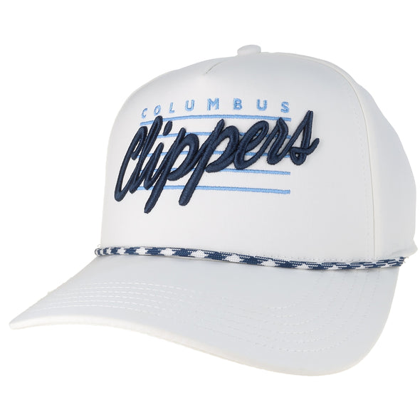 Columbus Clippers Legacy White Caddy Hat