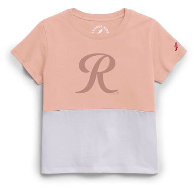 Tacoma Rainiers League Youth Pink Colorblock Tee