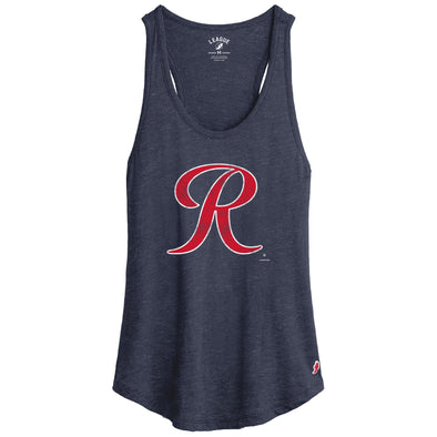 Tacoma Rainiers League Women's Navy Tri-Blend Tank