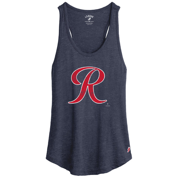 Tacoma Rainiers League Women's Navy Tri-Blend Tank