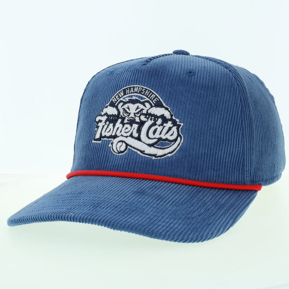 Corduroy Roadie Snapback with Rope Primary Logo