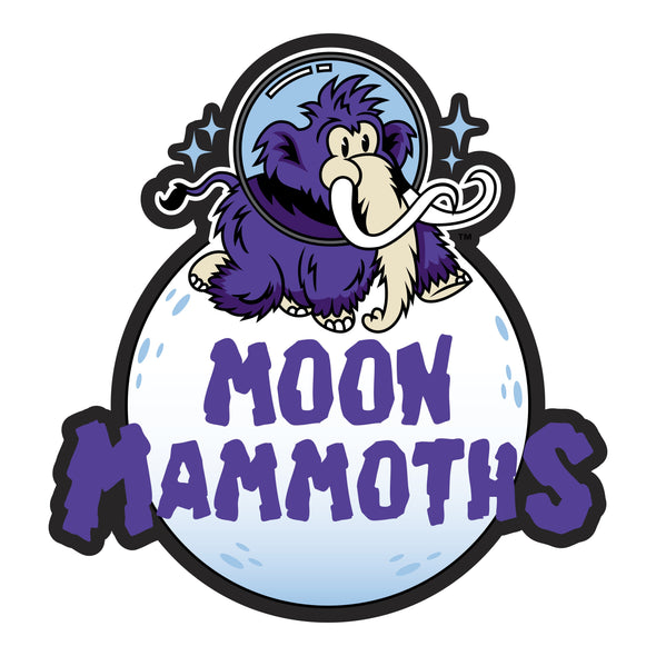 Erie SeaWolves PSG Moon Mammoths Lapel Pin