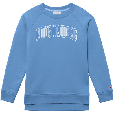 League Ladies Power Blue Crewneck