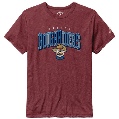 League Collegiate Victory Falls Maroon Tee